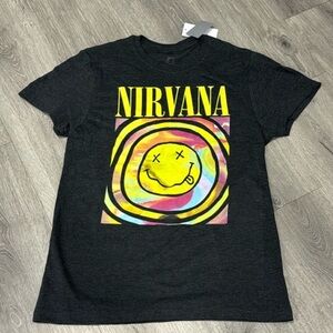Women's Nirvana Graphic Tee Short Sleeve T-Shirt Medium NWT
